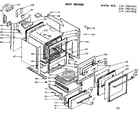 Kenmore 1197487810 body section diagram
