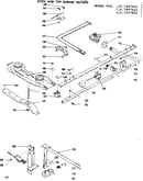 Oven and top burner section