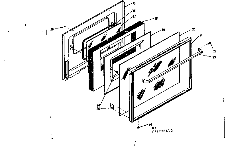 Oven door