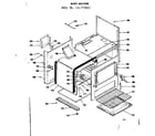 Kenmore 1197728410 body section diagram