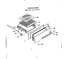 Kenmore 1197728410 broiler section diagram