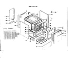 Kenmore 1199027561 body section diagram