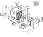 Kenmore 1199027610 body section diagram