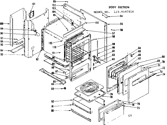Body section