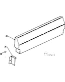 Backguard section