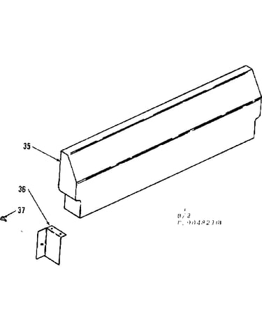 Backguard section