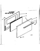 Oven door section