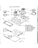 Main top and oven units