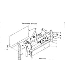 Backguard section