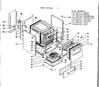 Kenmore 1199067561 body section diagram