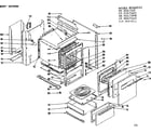 Kenmore 1199067610 body section diagram
