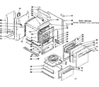 Kenmore 1199067811 body section diagram