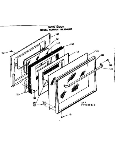 Oven door