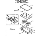 Kenmore 1199748310 optional smooth top module diagram