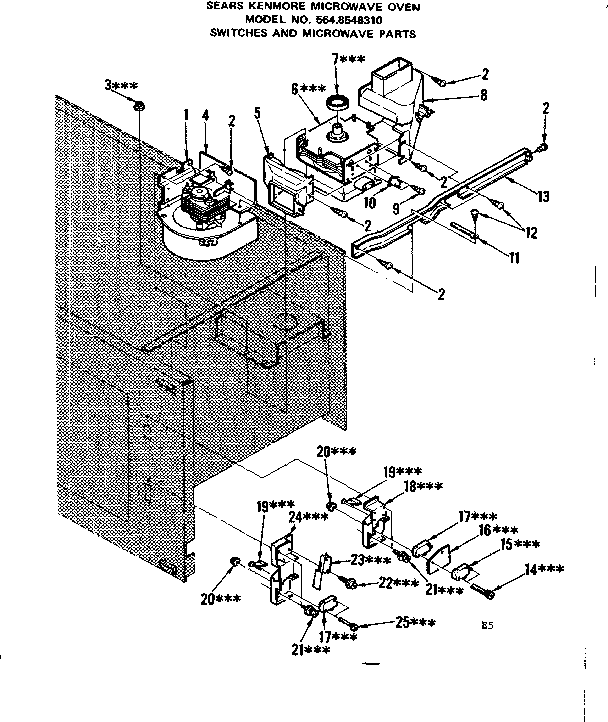 Switches and microwave parts
