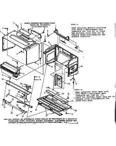 Outer wrap parts