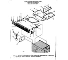 Kenmore 5648568410 grill and duct parts diagram