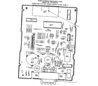 Kenmore 5648568410 power and control circuit board part no. 12356r diagram