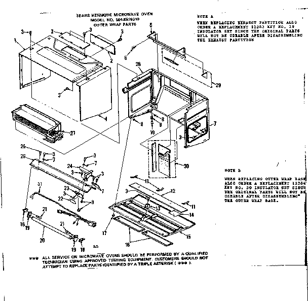 Outer wrap parts