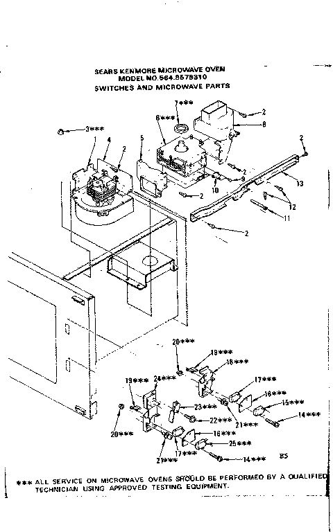 Switches and microwave parts
