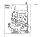 Kenmore 5648578310 power and control circuit board part no. 11696r diagram