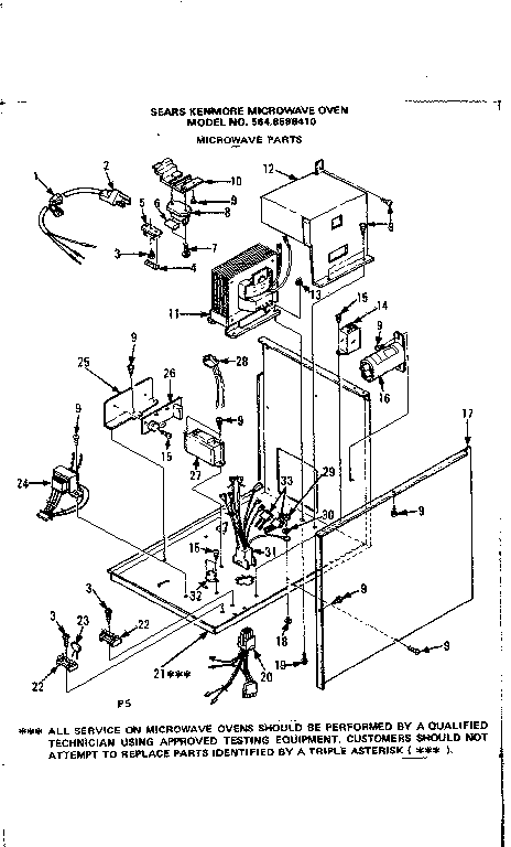 MICROWAVE PARTS