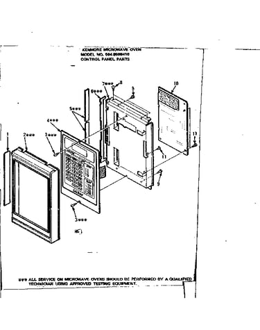 Control panel parts