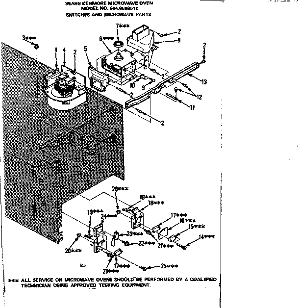 Switches and microwave parts