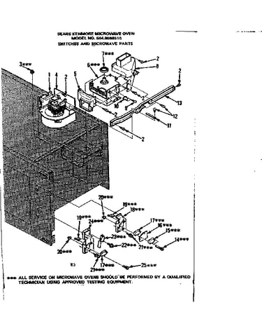Switches and microwave parts
