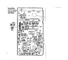 Kenmore 5648598510 power and control circuit board part no. 12678r diagram