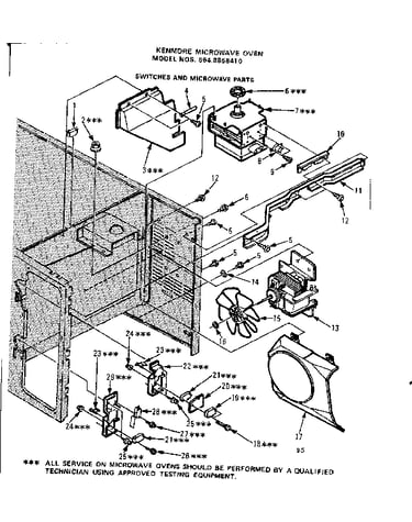 Switches and microwave parts
