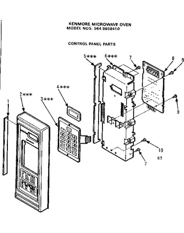 Control panel parts