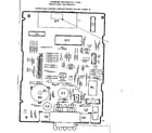 Kenmore 5648858410 power and control circuit board part no. 12356r diagram