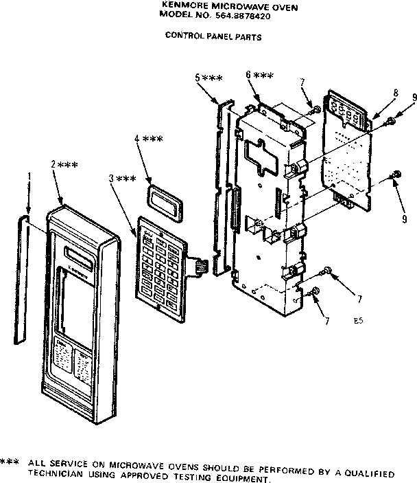 Control panel parts