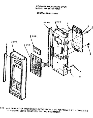 Control panel parts