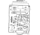 Kenmore 5648878420 power and control circuit board part no 12354r diagram