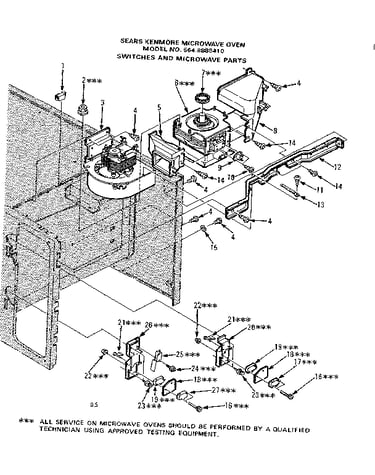 Switches and microwave parts