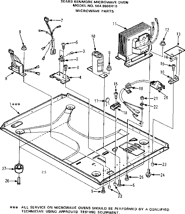 MICROWAVE PARTS