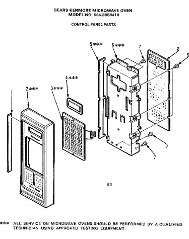 Control panel parts