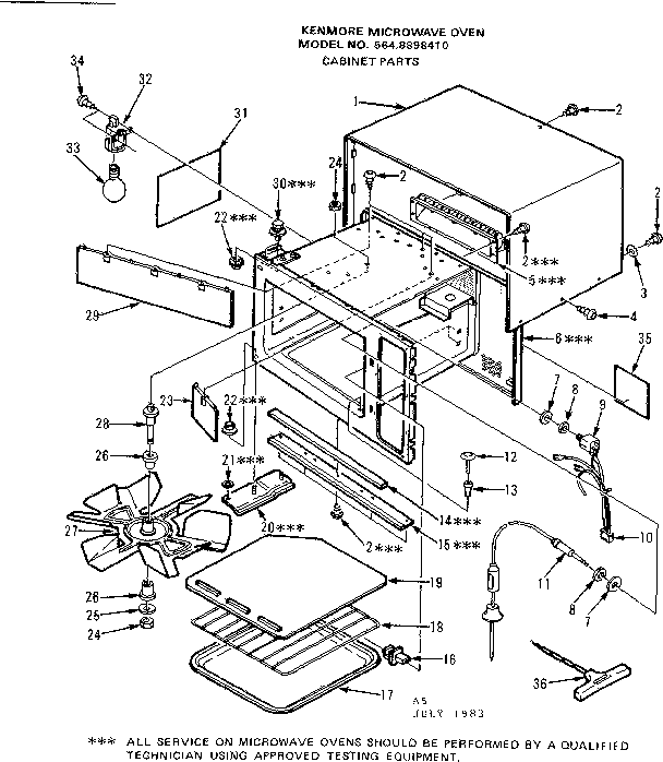 CABINET PARTS