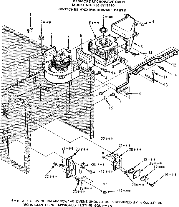 Switches and microwave parts
