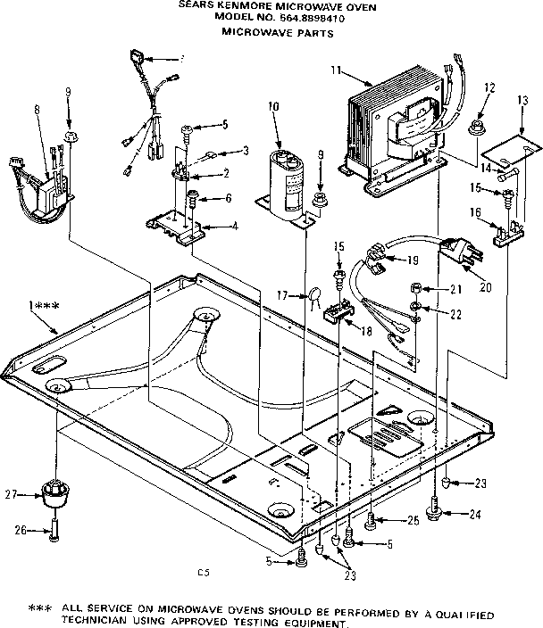 MICROWAVE PARTS