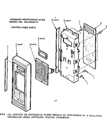 Control panel parts