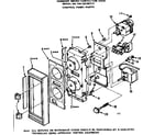 Kenmore 5648938310 convection oven/control panel parts diagram