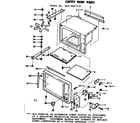 Kenmore 5649907710 cavity front parts diagram