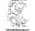 Kenmore 5649907711 cavity front parts diagram