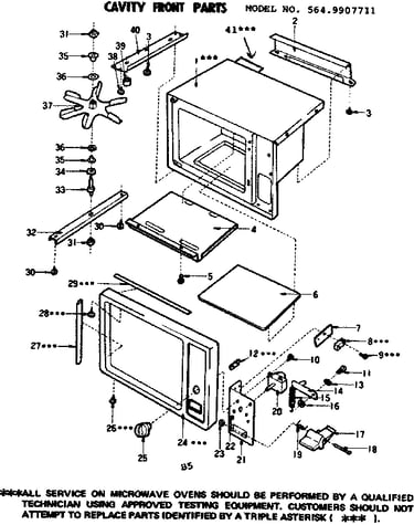 Cavity front parts