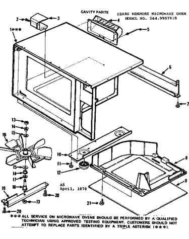Cavity parts
