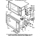Kenmore 5649907911 latch mechanism & control parts diagram