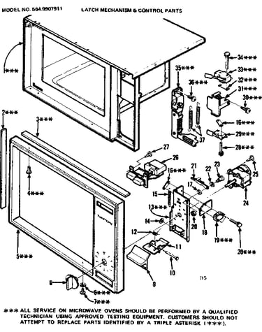 Latch mechanism & control parts